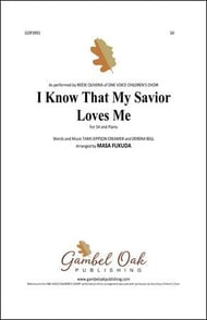 I Know That My Savior Loves Me SA choral sheet music cover Thumbnail